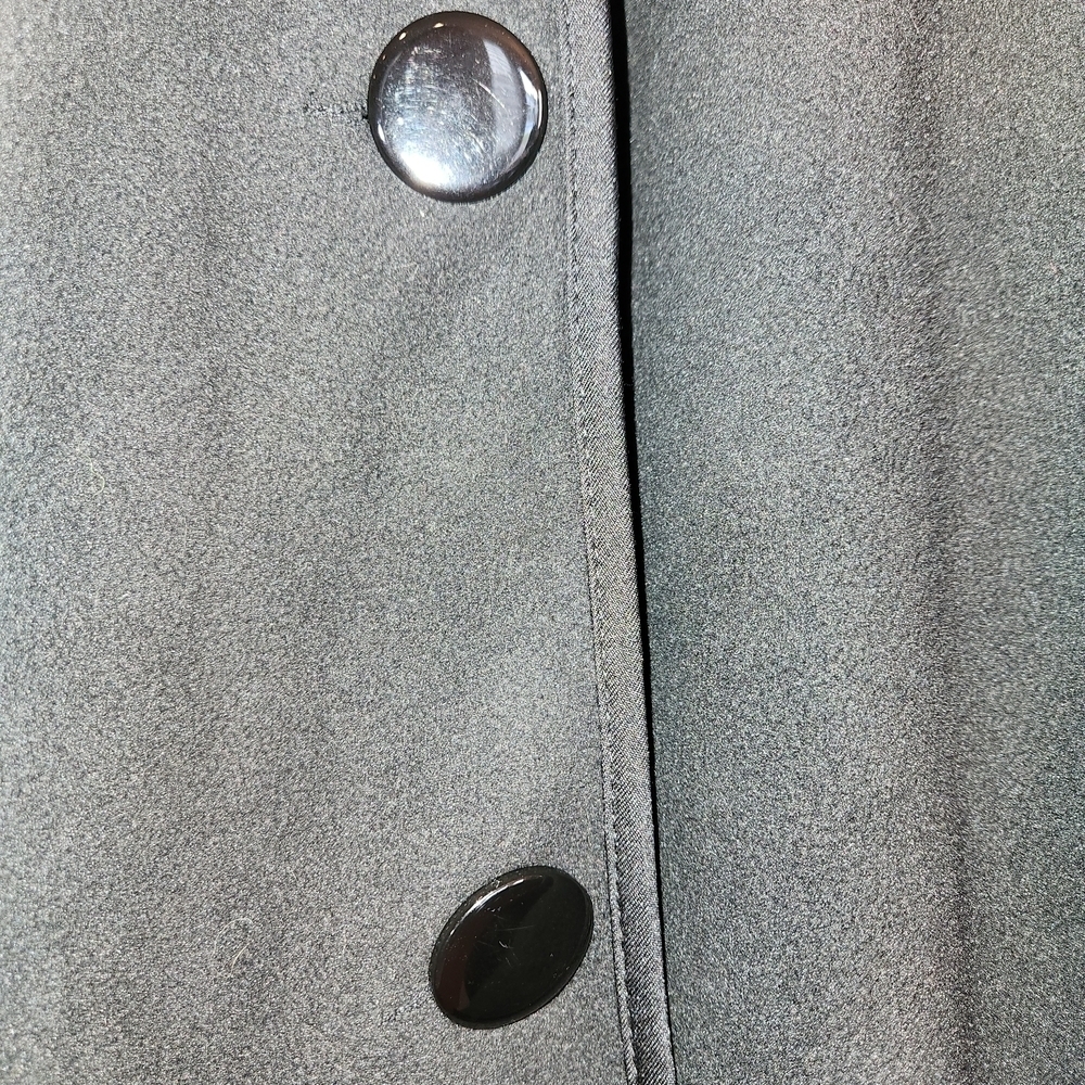 Fenn Wright Manson Size 3X Black Funnel Neck Cape/Poncho Classic Minimalist Soft - Picture 4 of 9